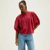 Ink Cropped Blouse