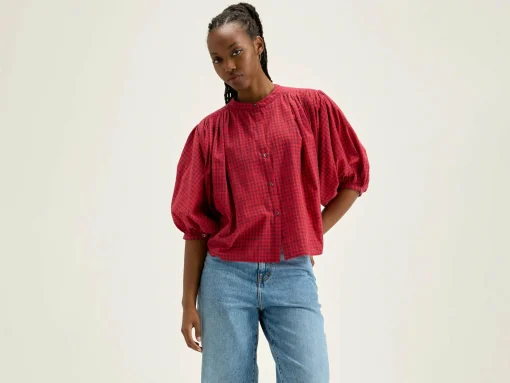 Ink Cropped Blouse