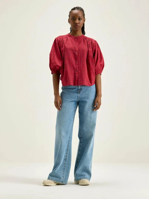 Ink Cropped Blouse